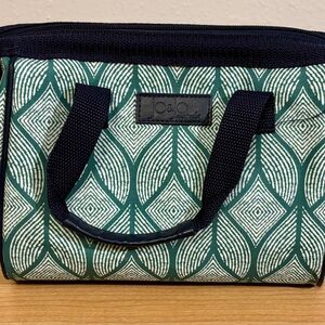 Jo&Jo Australia Chic Green Patterned Insulated Lunch Bag